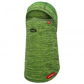 Airhole Passamontagna con cerniera completa Snowboard/Ski Maschera facciale Waffle Knit Unisex Tech Green