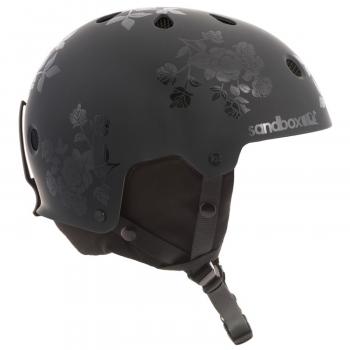 Sandbox Legend Snow Snowboard Helmet Unisex Black Roses