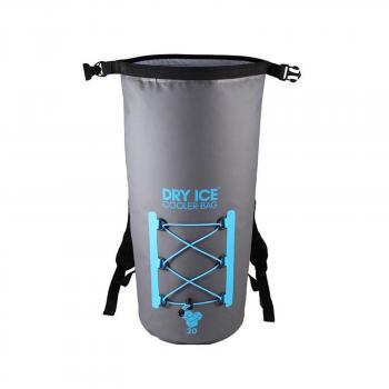 Dry Ice Sac à dos Cooler Sac isotherme 20 litres Gris