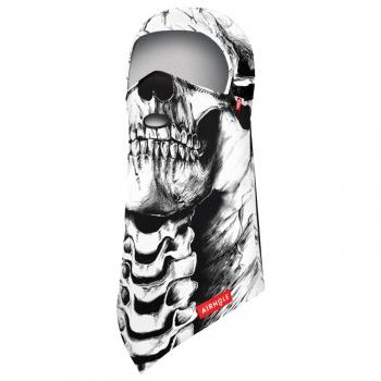 Airhole Balaclava Hinge Snowboard/Ski Face Mask Drytech Unisex Skeleton