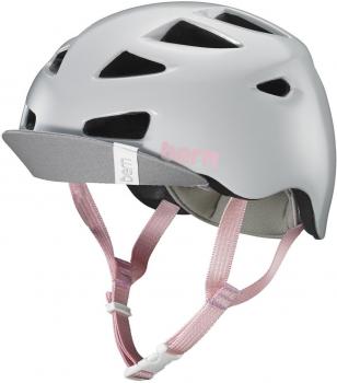 Bern Melrose bike helmet BOA system flip visor women satin gray XS-S