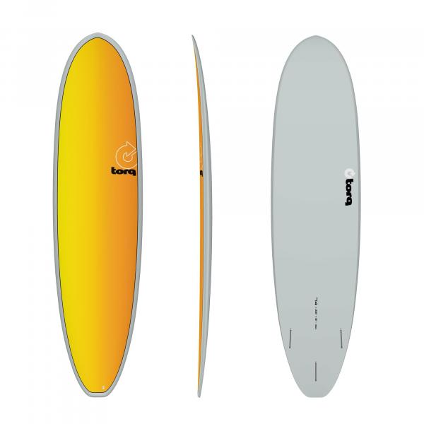 Prancha de surf TORQ Epoxy TET 7.4 VP Funboard Full Fade